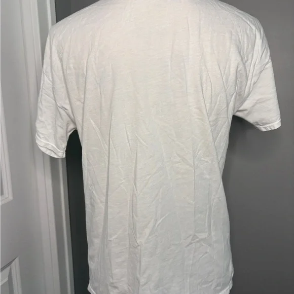 Good American White Short Sleeve V neck T-Shirt - Picture 5 of 8